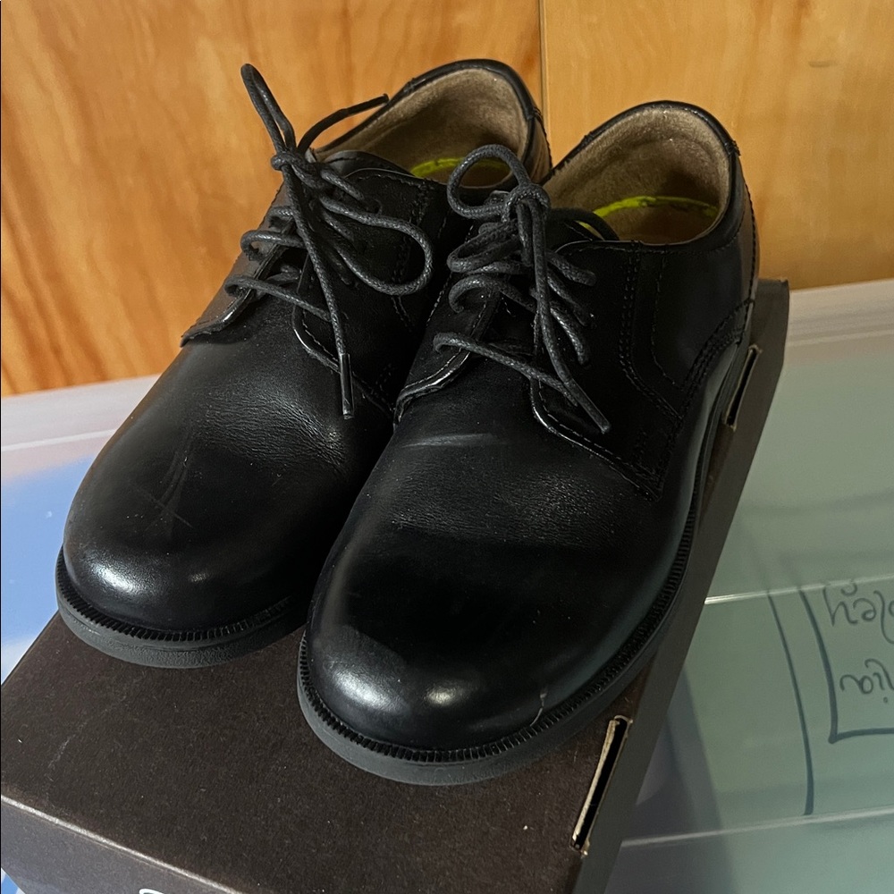 Florsheim Black Oxford Shoes for Kids